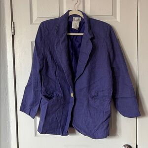 Women's Purple Blue Blazer